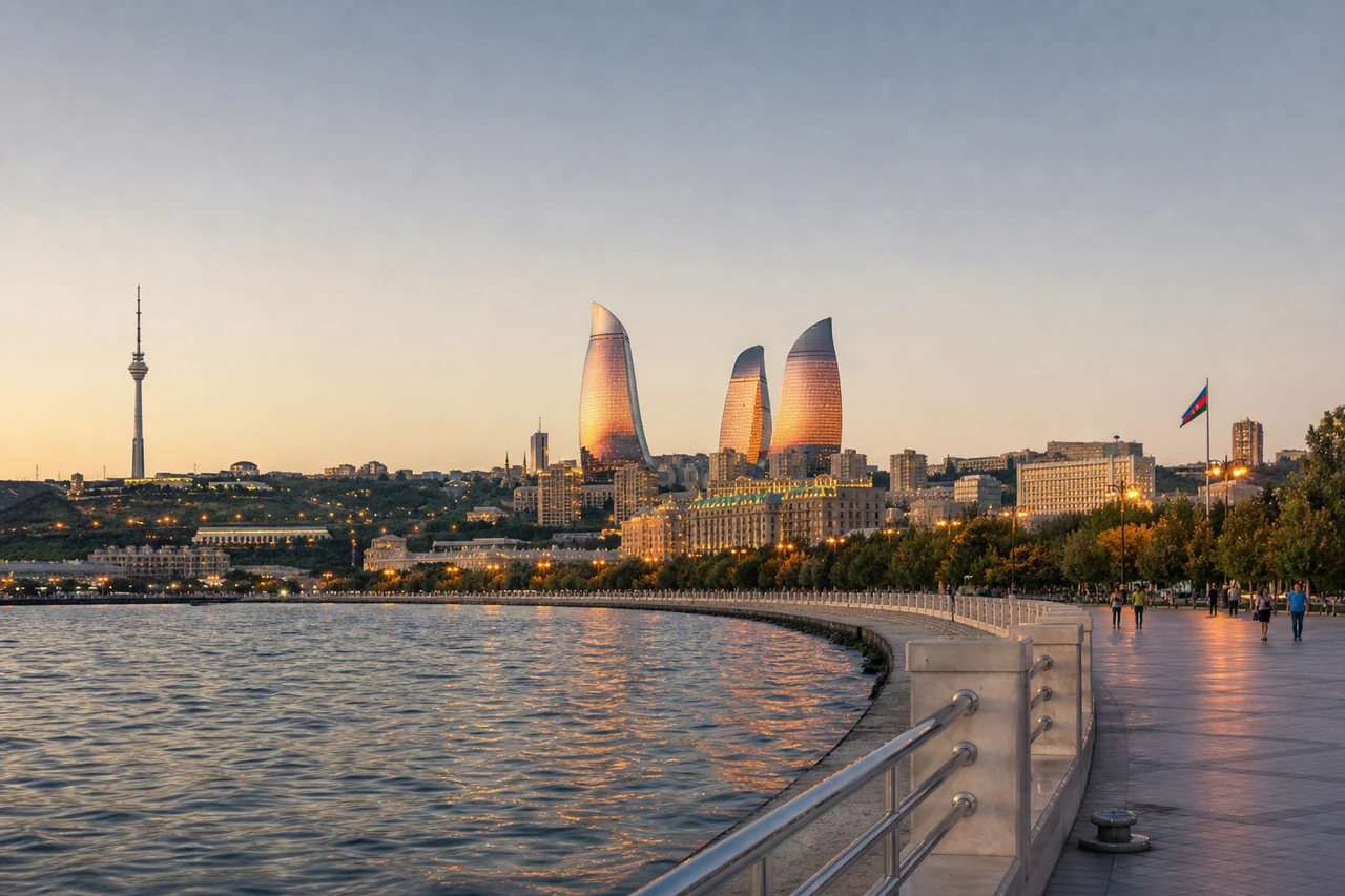 Naftalan und Baku 2026: eine Woche Kur und eine Nacht in der Hauptstadt