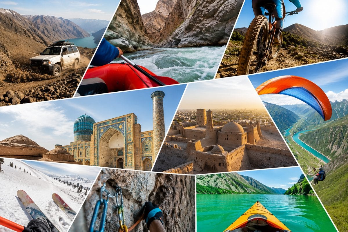 Rafting auf dem Fluss Ugam