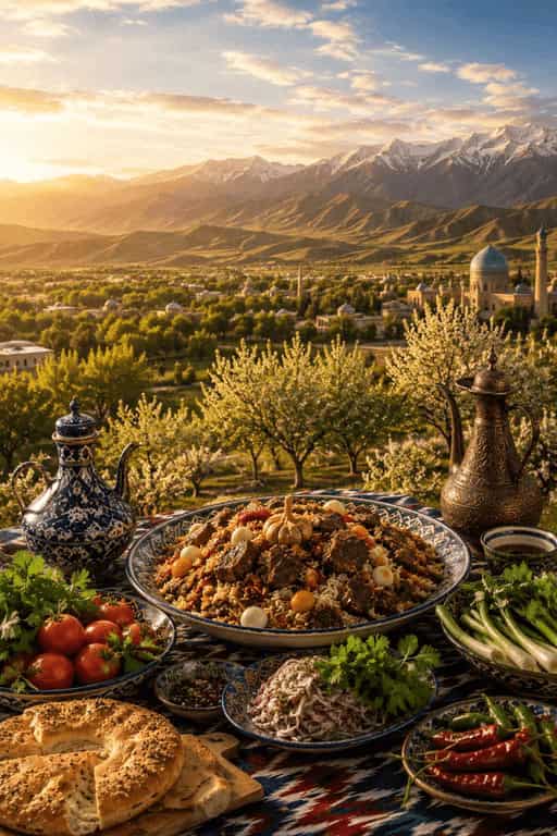 Symphonie der Aromen: gastronomische Karte der Seidenstraße